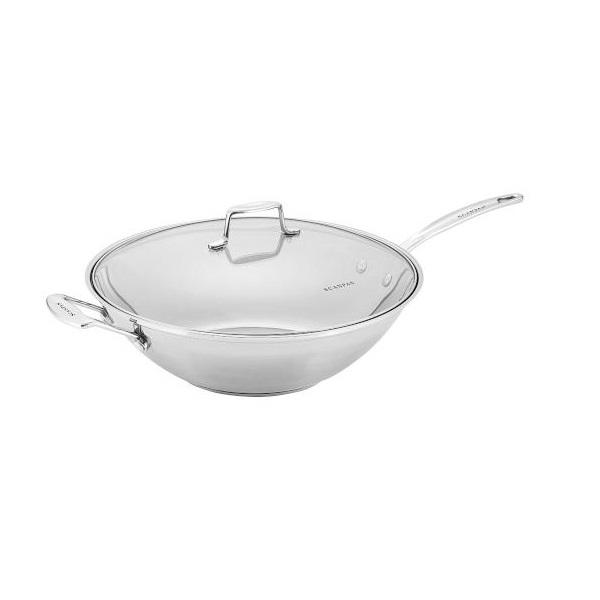 Chảo inox Scanpan Impact sâu lòng có nắp 32cm 71303200