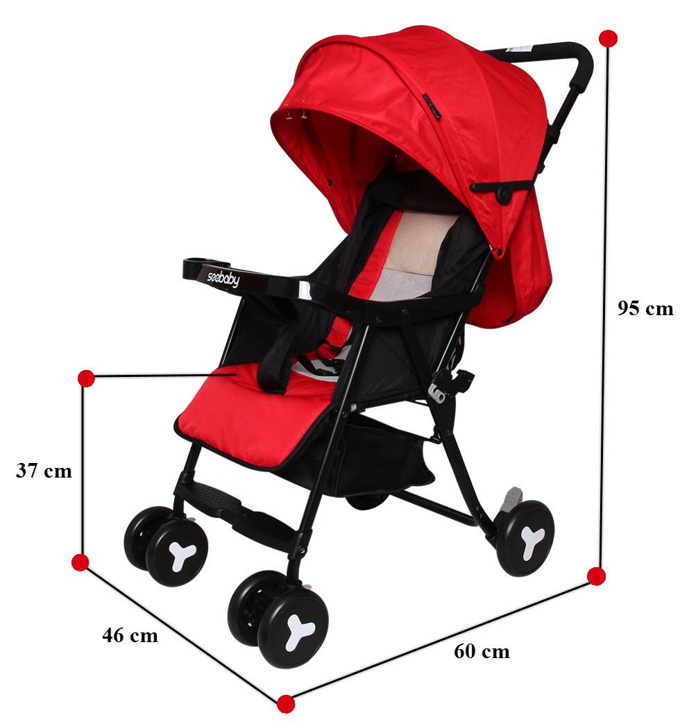 Xe đẩy trẻ em Seebaby QQ3 (version 2019)