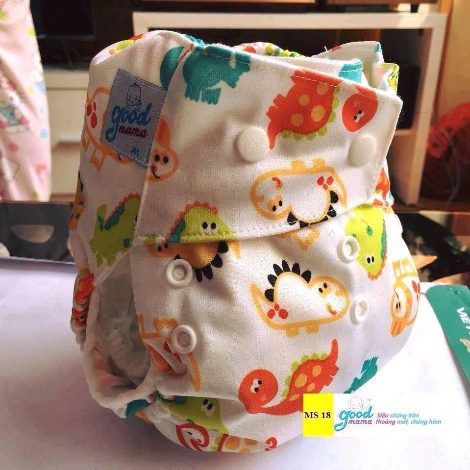 Bỉm vải Goodmama siêu chống tràn ban đêm Size M (3-13kg), Size L (10-20kg)