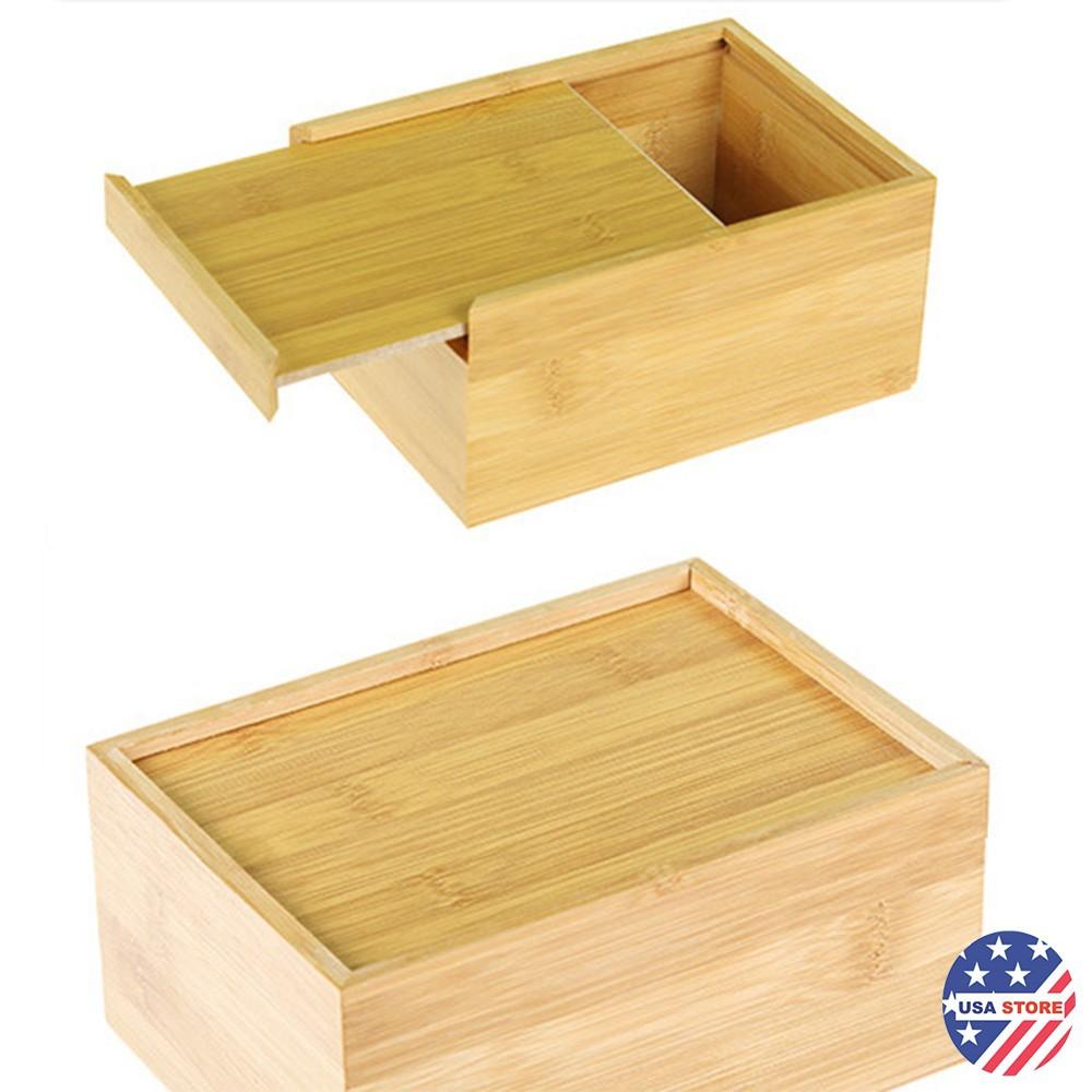 Hộp Gỗ Tre Đựng Giấy Ăn 4 Mặt (Chọn Size)  CDS1392