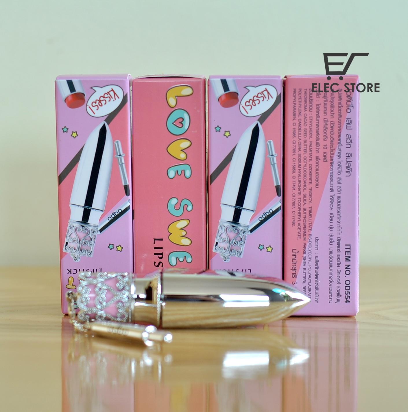 Son môi cao cấp Odbo Love Sweet Thái Lan (Màu tuỳ chọn)