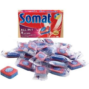 VIÊN RỬA CHÉN BÁT SOMAT 25 VIÊN ( BỘT RỬA LY FINISH,MUỐI RỬA BÁT ALIO)DÙNG CHO MÁY RỬA BÁT