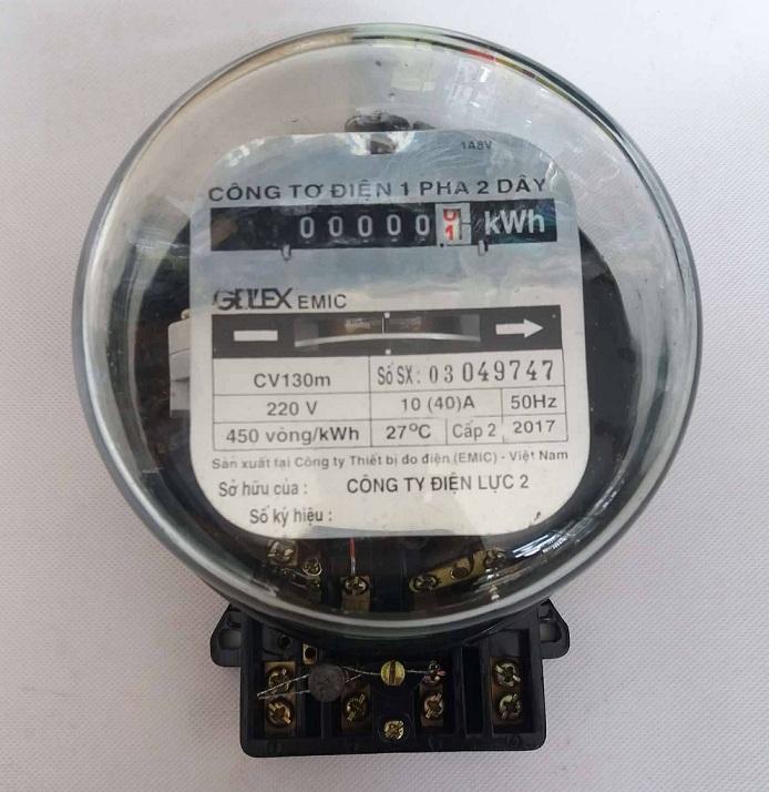 [HCM]CÔNG TƠ ĐIỆN EMIC CÓ GIẤY KIẾM ĐỊNH - DÙNG CHO PHÒNG TRỌ