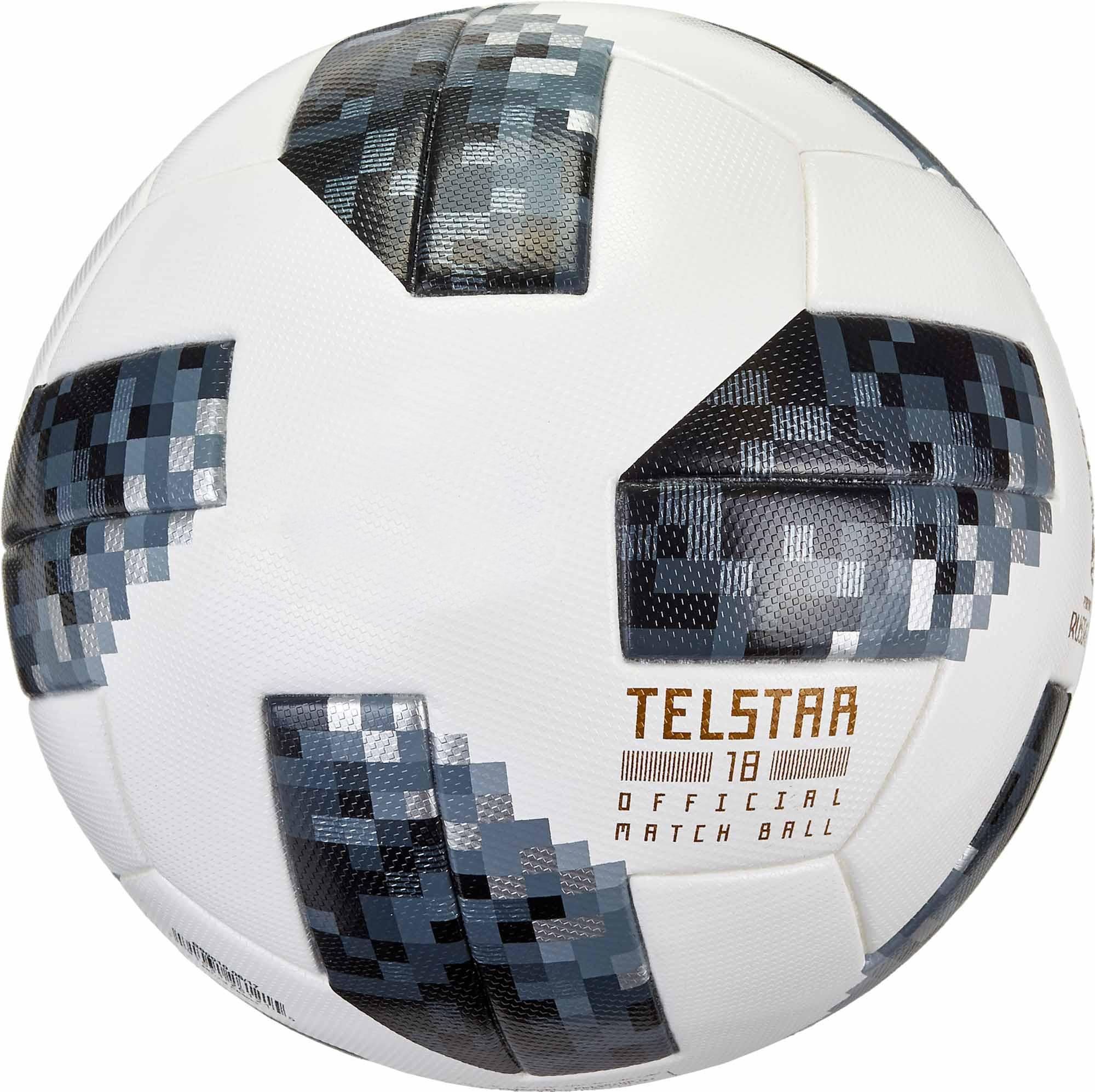 Quả bóng đá WC 2018 TELSTAR cao cấp Size 5 đen trắng