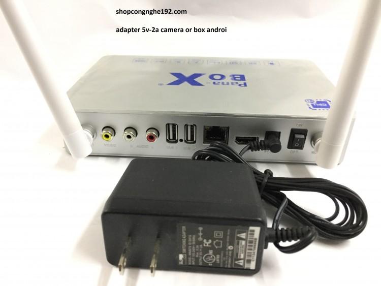 ADAPTOR 5V-2A CHÂN CẮM VỪA ANDROID SMART TV BOX & CAMERA IP LOẠI TỐT