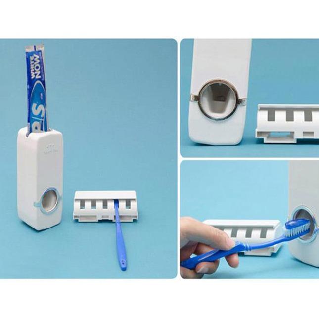 Bộ nhả kem đánh răng touch me giá rẻ (Trắng)
