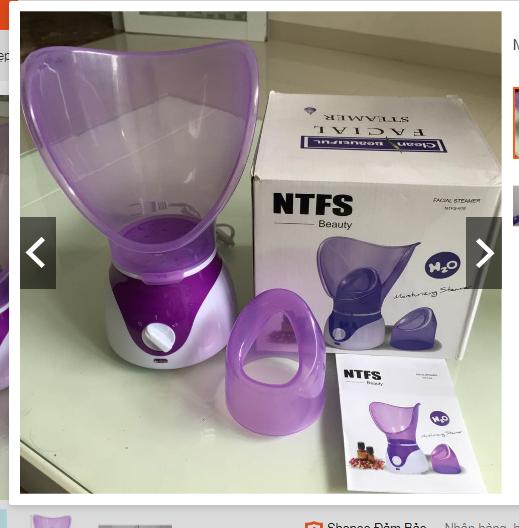 máy xông hơi mặt NTFS tiện lợi