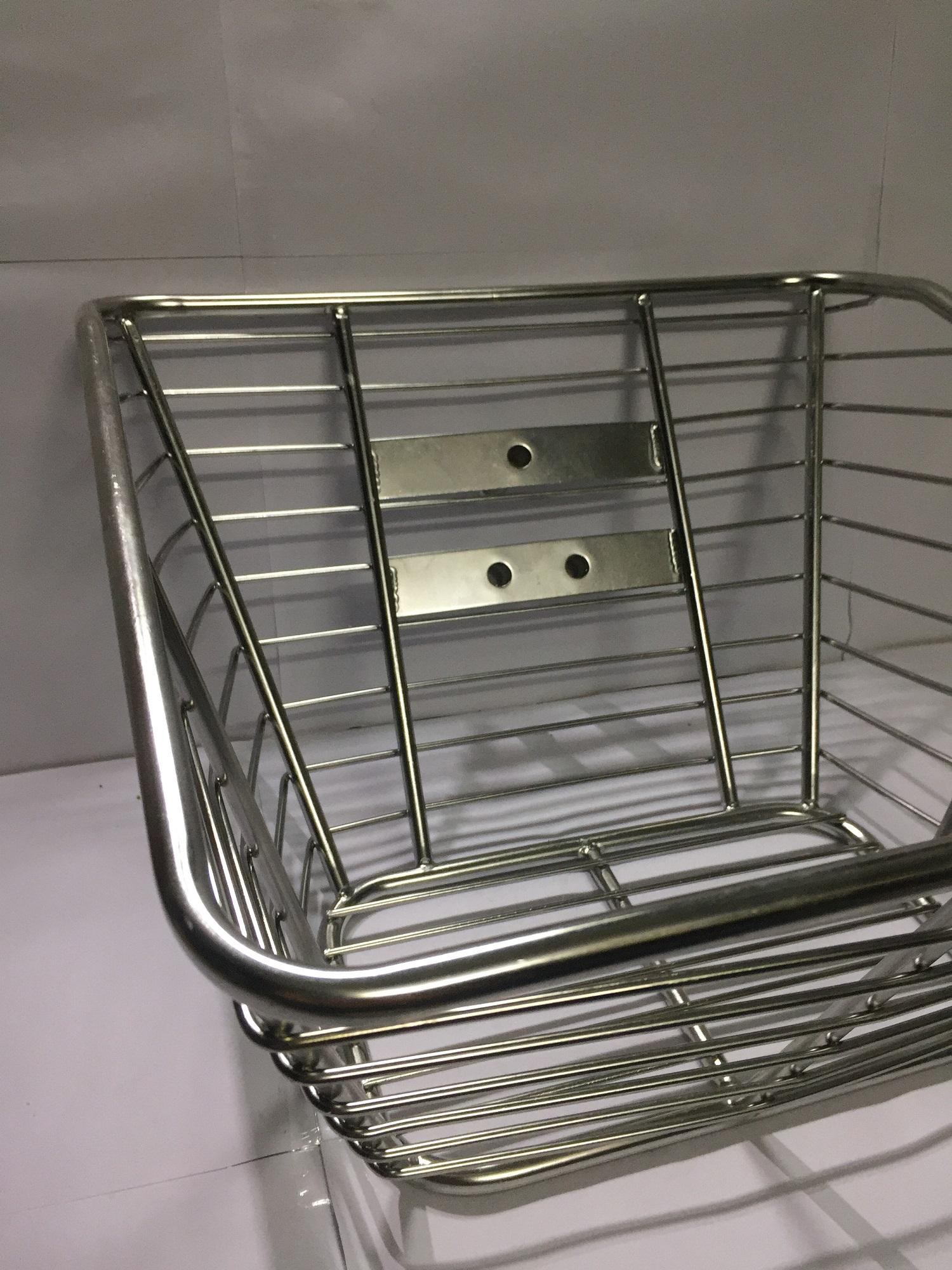 Rổ xe máy RỔ INOX 10LY cho xe SIRIUS (màu bạc)