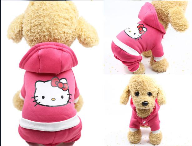 áo chó mèo cao cấp kiểu áo liền quần size m (dành cho chó mèo 1 - 3 kg)