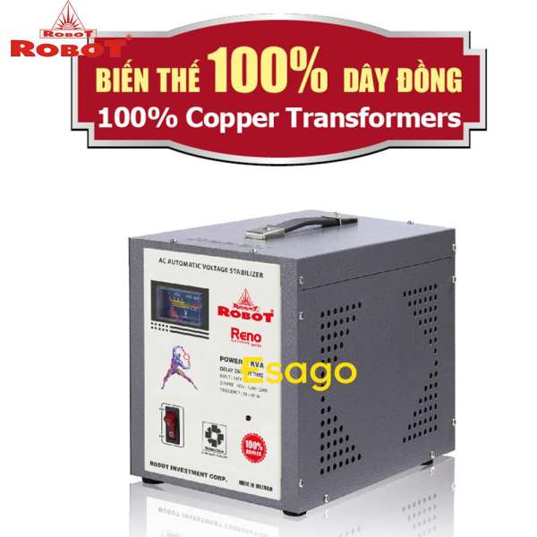 Ổn áp 1 pha Robot 2KVA 140V-250V RENO817140250-2KVA