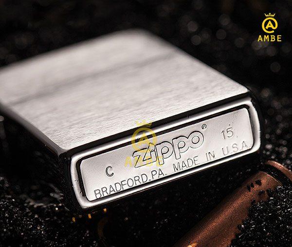 Bật lửa Zippo 200 xước phay ngang đẹp mắt