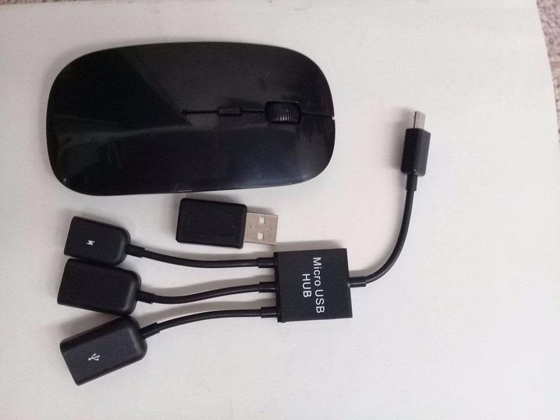 3 in 1 Multi-functional Micro USB Host OTG Charge HUB Adapter Cable for OTG Enabled Smart Phones Tablets - intl