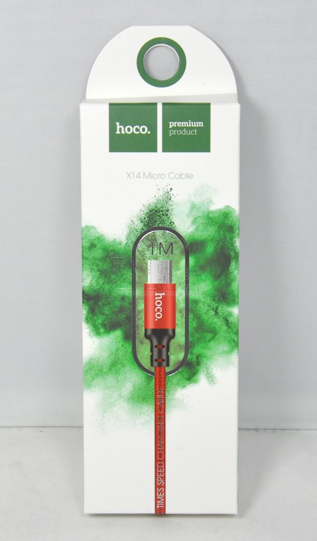 [HCM]Cáp sạc Micro USB HOCO X14 ĐỎ
