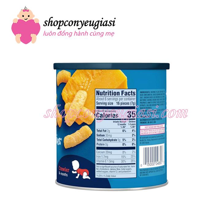 [HCM]Bánh Ăn Dặm Gerber Hình Que 42g - Vị Rau Củ