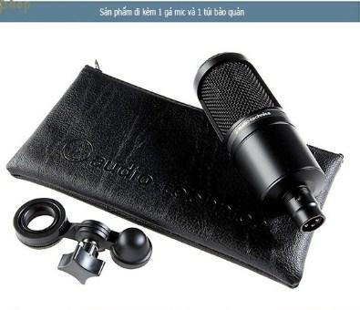 Micro AT2020 Mic phòng thu hát live condenser Audio Technica AT2020