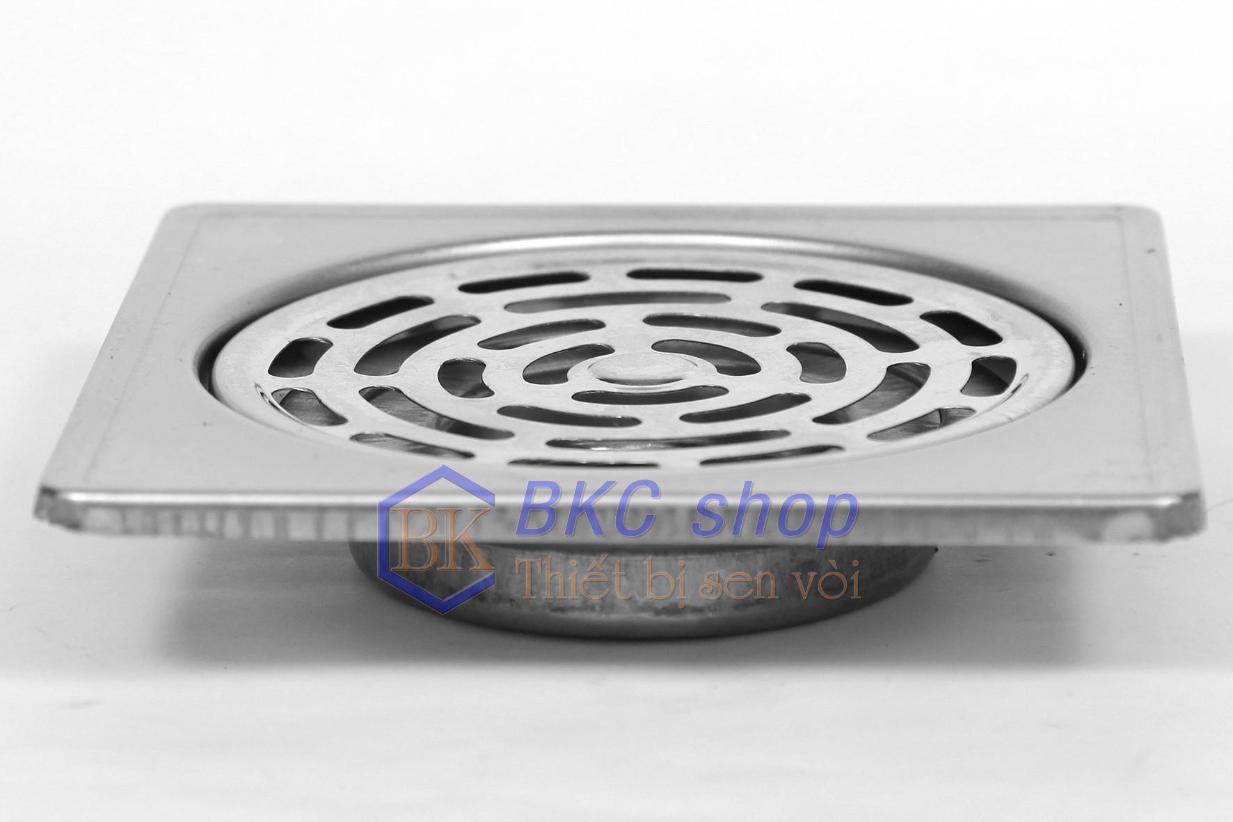 Hộp ga inox chống hôi sanji 15x15 phi 90 hg02
