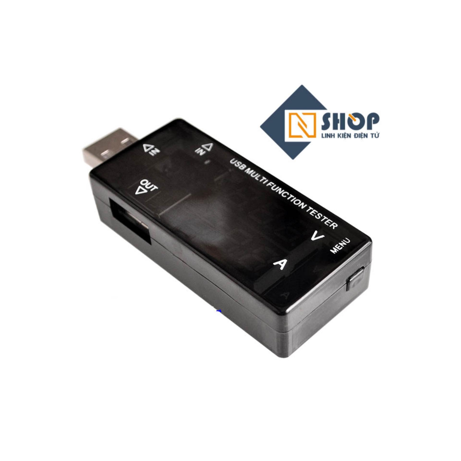 Mạch USB tester V1 (2 dòng màu đỏ)