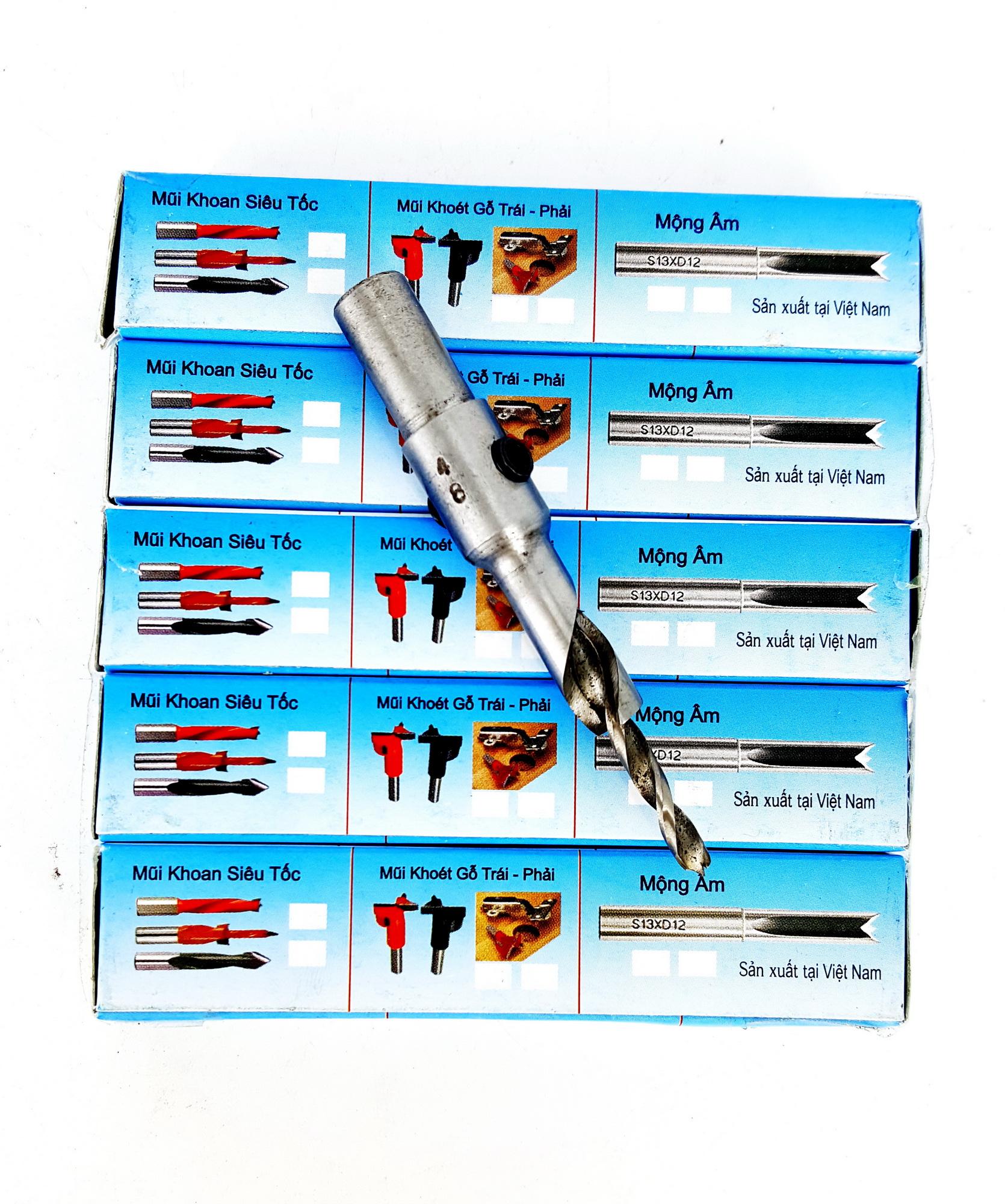 [HCM]MŨI KHOAN GỖ 2 TẦNG TÂM 4LY