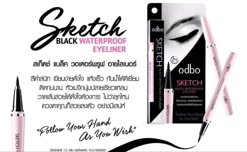 Bút kẻ mắt nước kẻ dạ Odbo Thái Lan OD314