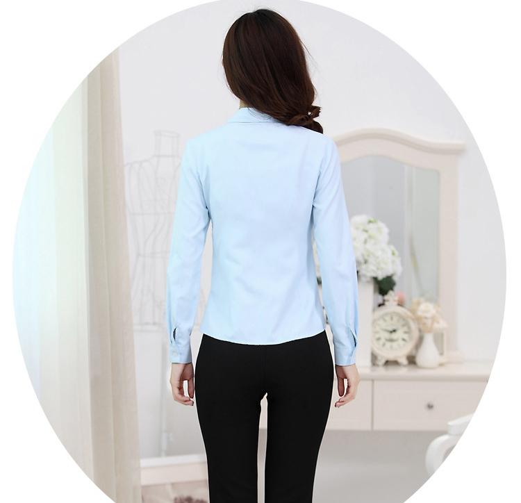 Combo 2 sơ mi (Nữ Xanh Nhạt + Nữ Trắng) thanh lịch