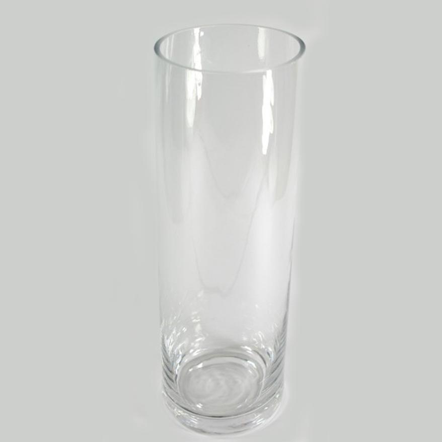 Lọ hoa thủy tinh trụ 25 cm