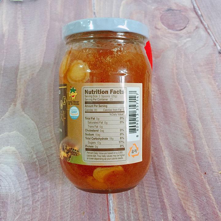 SÂM LÁT TƯƠI NGÂM MẬT ONG HÀN QUỐC 580G