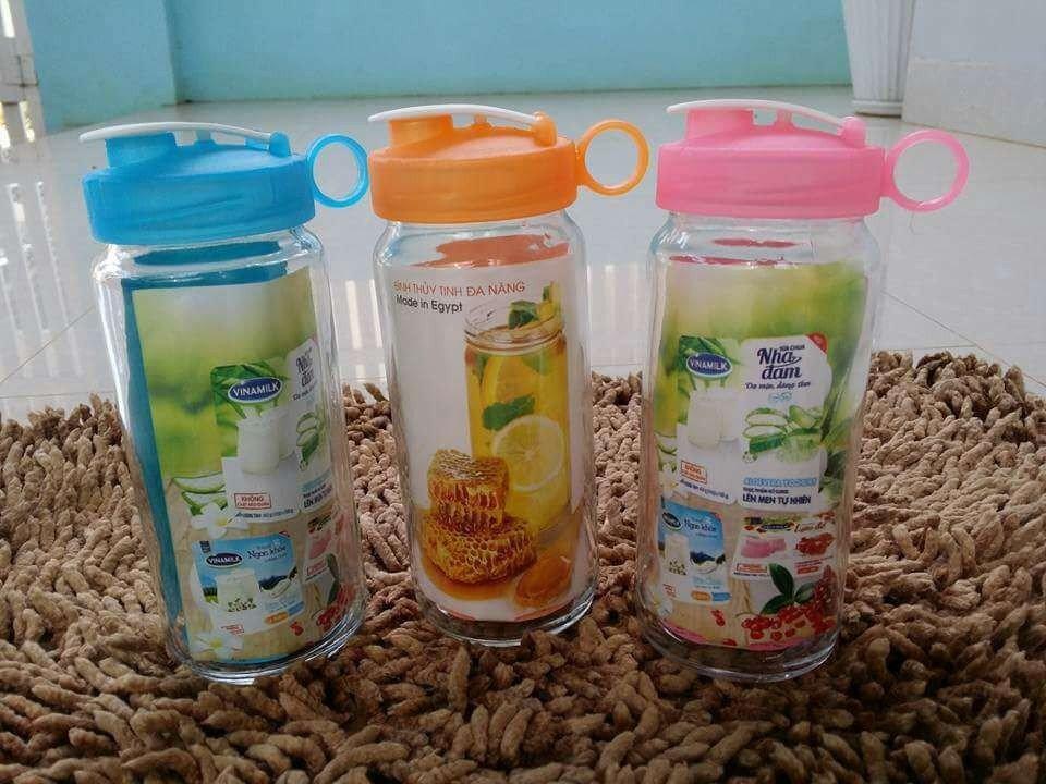 3 BÌNH THỦY TINH ĐA NĂNG VINAMILK