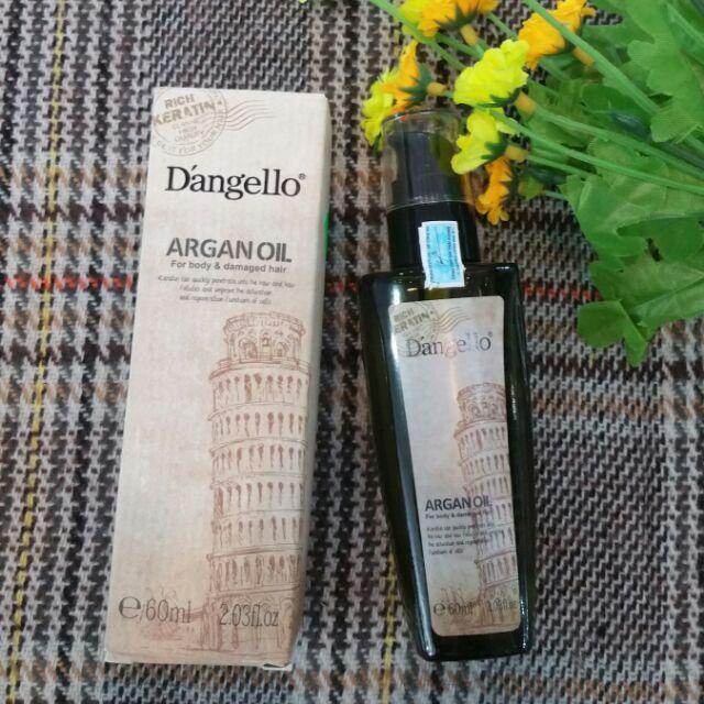 Tinh dầu dưỡng và phục hồi tóc argan oil dangello 60ml italy