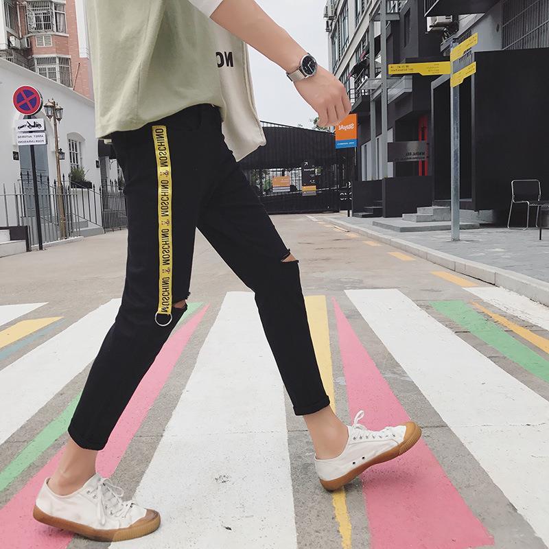 Quần Jean Nam Cá Tính ( kèm Dây Y hình )