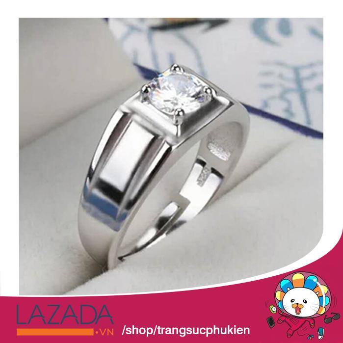 Nhẫn Nam RealMen Đính Đá Thời Trang RM01