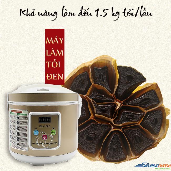 NỒI LÀM TỎI ĐEN BL-1668 Sheel loại 1