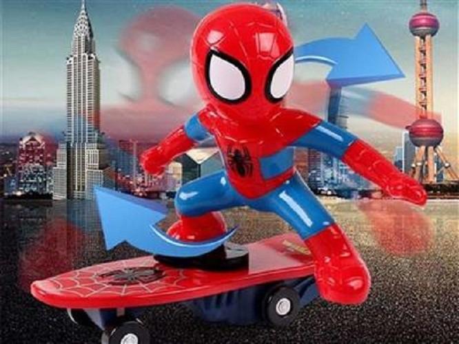 Đồ Chơi Siêu Nhân Người Nhện Trượt Ván Cho Bé