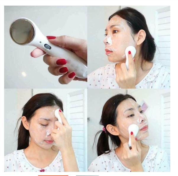Máy MASSAGE ION cầm tay dưỡng trắng da