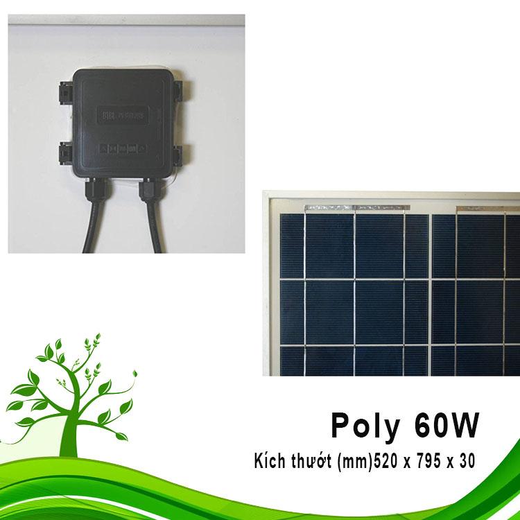 Tấm pin năng lượng mặt trời 60W 18V Solar panels 60W