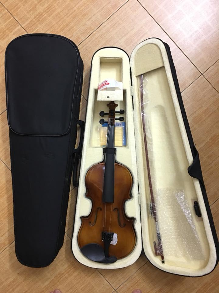 [HCM GIAO NGAY 2H] Đàn Violin (Vĩ cầm) Size 4/4 Bằng Gỗ (Full Phụ Kiện ) - HÀNG CÓ SẴN