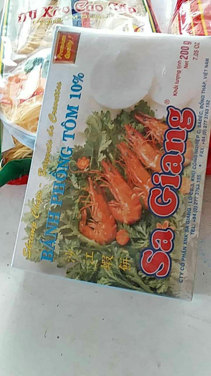 Bánh phòng tôm sa giang 200g