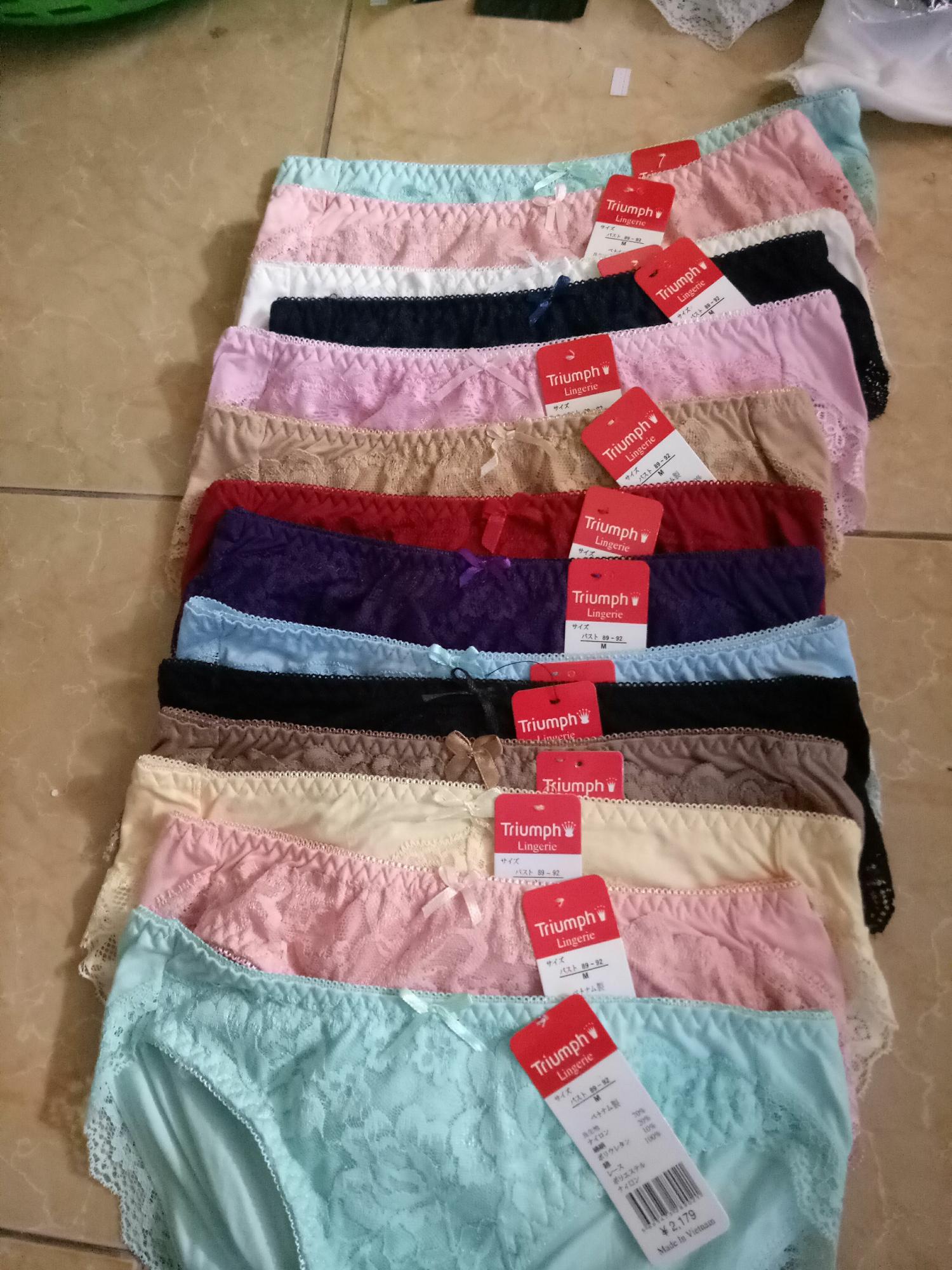 Combo 10 quần ren cotton