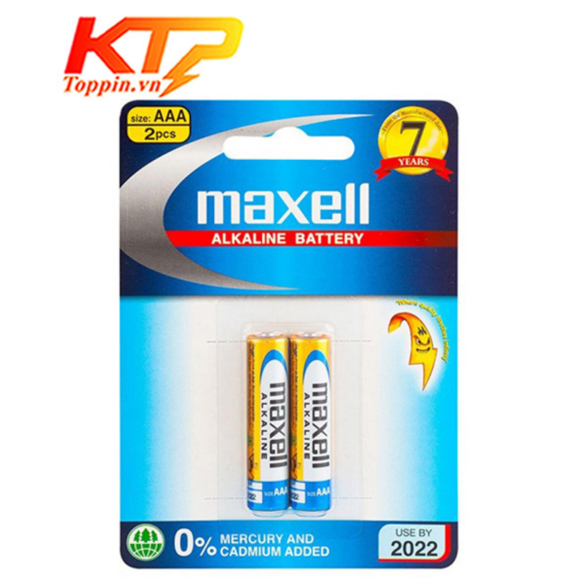 Pin Maxell Alkaline AAA - Pin Nhật cao cấp chuyên dùng cho máy đo huyết áp