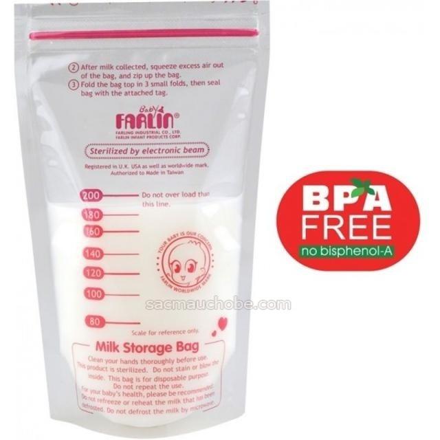 Túi trữ sữa tiệt trùng Farlin 120ml