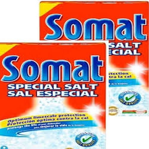 Muối rửa bát somat 1,2kg ( Viên rửa chén alio,nước làm bóng,bột rửa ly finish )Dùng cho máy rửa bát
