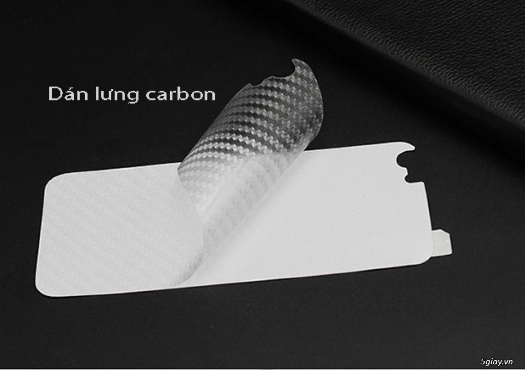 Miếng dán Carbon mặt lưng cho iPhone 55SSE66s6p6sp77p88pX