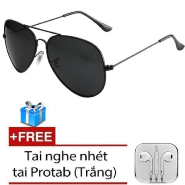 Kính mát nam kiểu dáng phi công TP (Đen)+tặng tai nge
