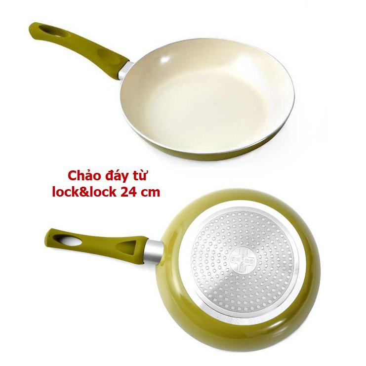 CHẢO LOCK&LOCK TRÁNG SỨ CERAMIC 24CM