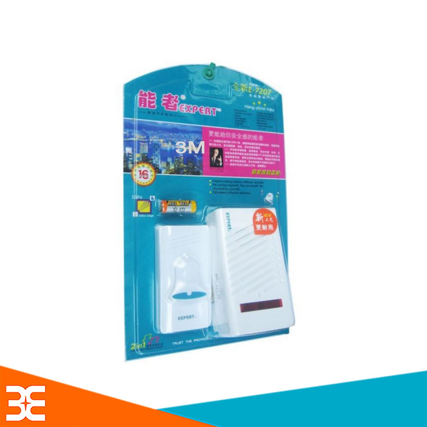Bộ Chuông Cửa Không Dây Expert E7207