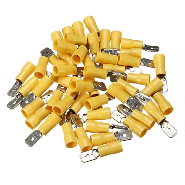 Đầu Cosse Đực 5.5 (100 cái/gói/màu) - Đầu Cốt Đực dùng cho dây 5.5 mm - Đầu cốt đực