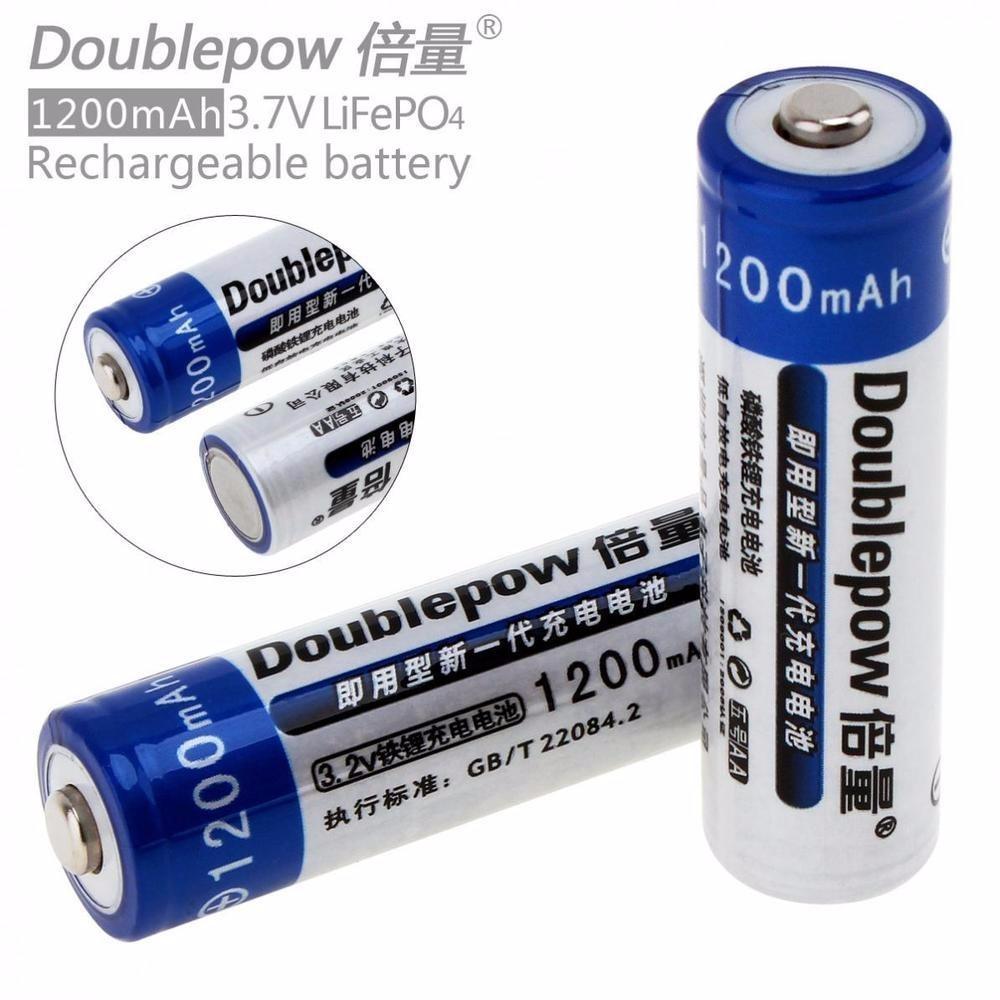 Combo sạc Doublepow DP-B02 và 4 pin tiểu sạc Doublepow AA 1200mAh