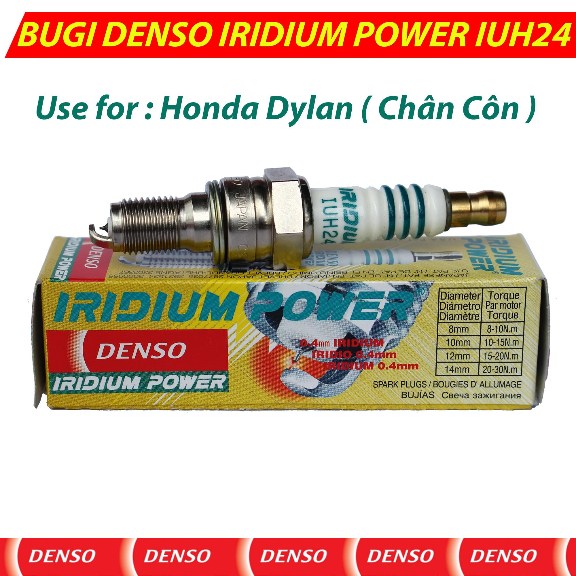 [HCM]Bugi IUH24 Chân Côn Honda Dylan DENSO IRIDIUM POWER