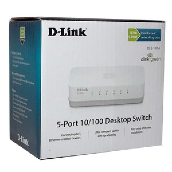 Switch D-LINK DES - 1005A 5 Port 10/100Mbps