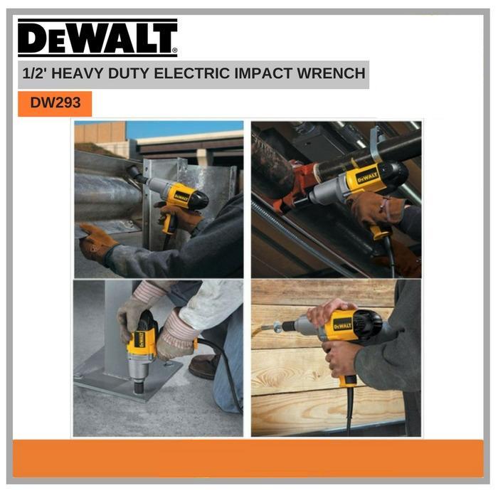 [HCM][Trả góp 0%] 13mm Máy vặn bulon động lực 710W Dewalt DW293-B1