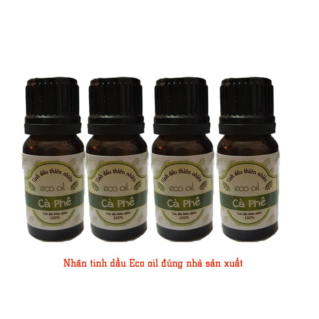 Combo 4 chai tinh dầu cà phê Eco oil 10ml